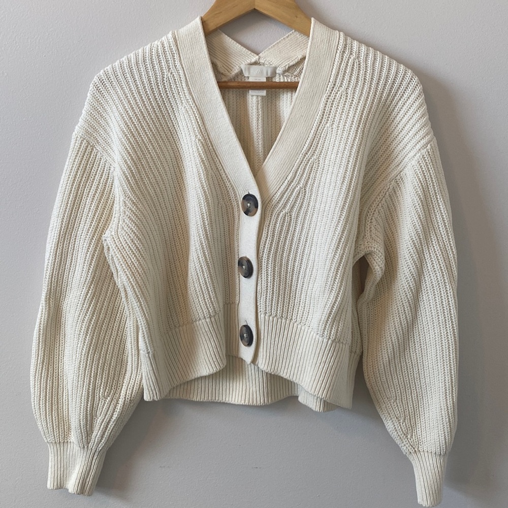H&M Chunky Knit Cardigan Size XS